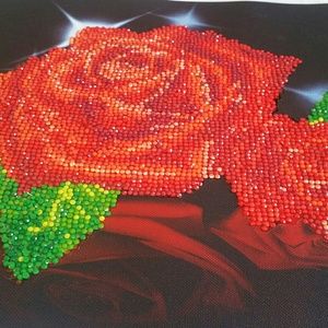 DIAMOND DOTS PAINTING DOne WITH DOTS OF DIAMON